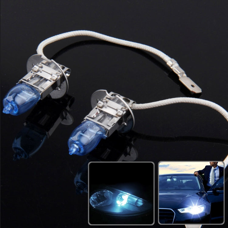Halogen Bulb, Super White Car Headlight Bulb, 12 V / 100W, 6000K 2400 LM  (Pair), HOD H7, HOD 9005, HOD H11, HOD H4, HOD 9006, HOD H1, HOD H3