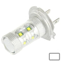 H7 60W White 12 CREE LED Fog Light for Vehicles, DC 12-30V, H7
