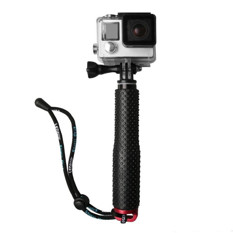 Handheld 49cm Extendable Pole Monopod with Screw for DJI, Insta360, GoPro and Other Action Cameras, Max Length: 49cm(Silver), Max Length: 49cm(Red), Max Length: 49cm(Blue), Max Length: 49cm(Gold), Max Length: 49cm(Green), Max Length: 49cm(Orange)
