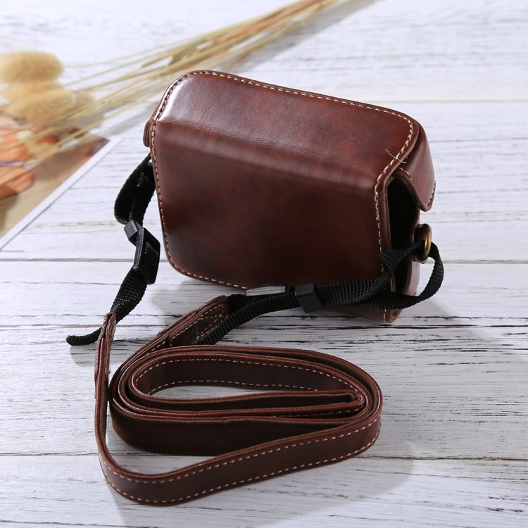 Retro Style PU Leather Camera Case Bag with Strap for Sony RX100 M3 / M4 / M5