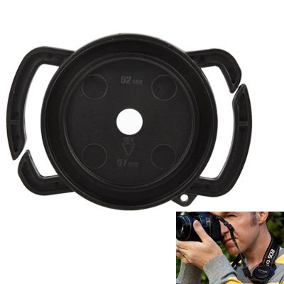 52-67mm / 58mm Center Pinch Camera Lens Cap, 52-67mm / 58mm