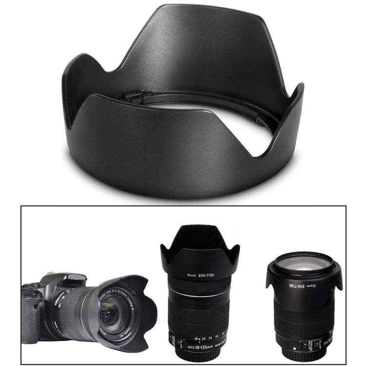 EW-73B Lens Hood Shade for Canon EF-S17-85/4-5.6USM IS Lens, EW-73B