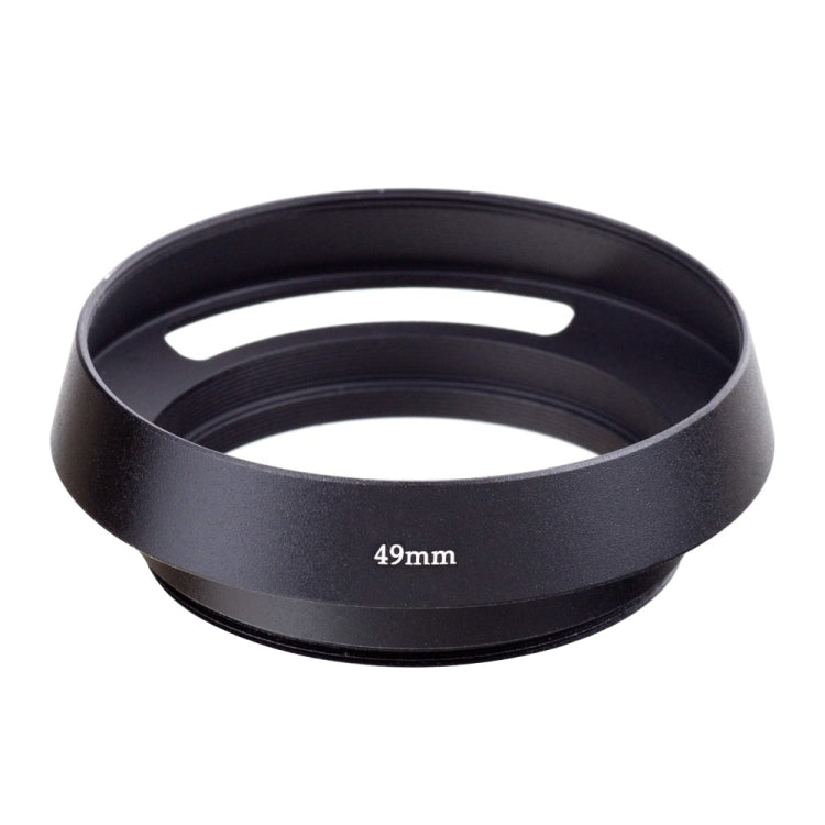 49mm Metal Vented Lens Hood for Leica, 49mm