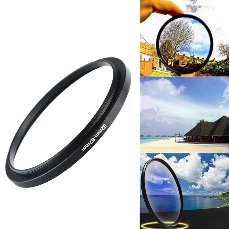 62mm-67mm Lens Stepping Ring, 62mm-67mm