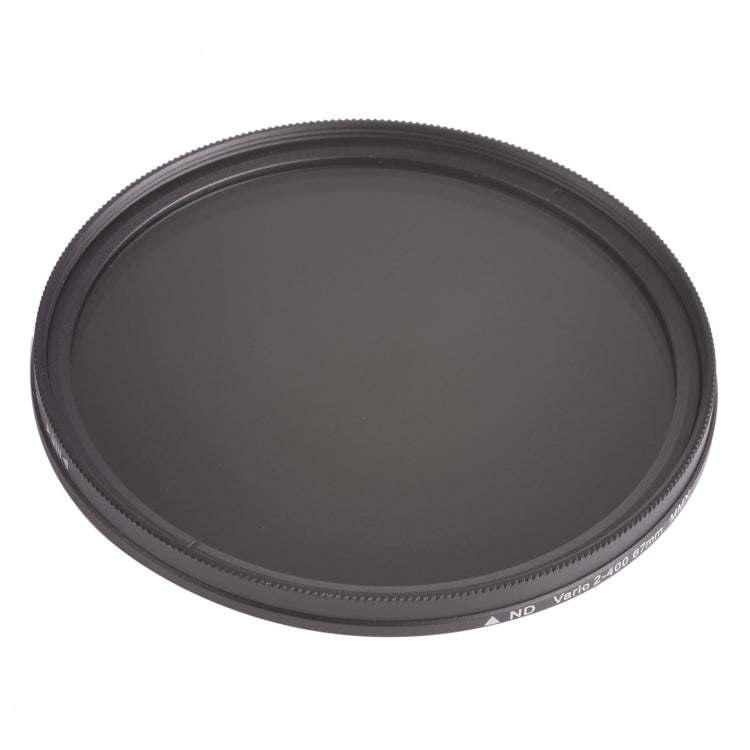 67mm ND Fader Neutral Density Adjustable Variable Filter ND 2 to ND 400 Filter, 67mm