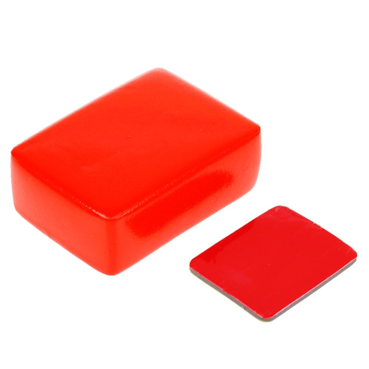 Floaty Sponge Backdoor with Sticker for GoPro, Insta360, DJI & Action Cameras (Red)