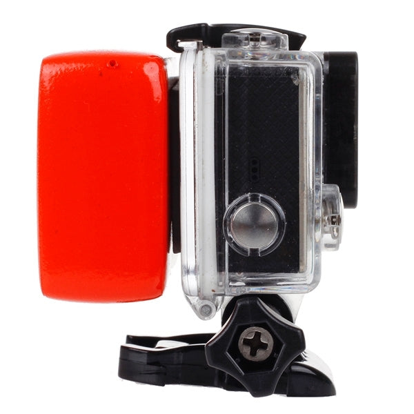 Floaty Sponge Backdoor with Sticker for GoPro, Insta360, DJI & Action Cameras (Red)