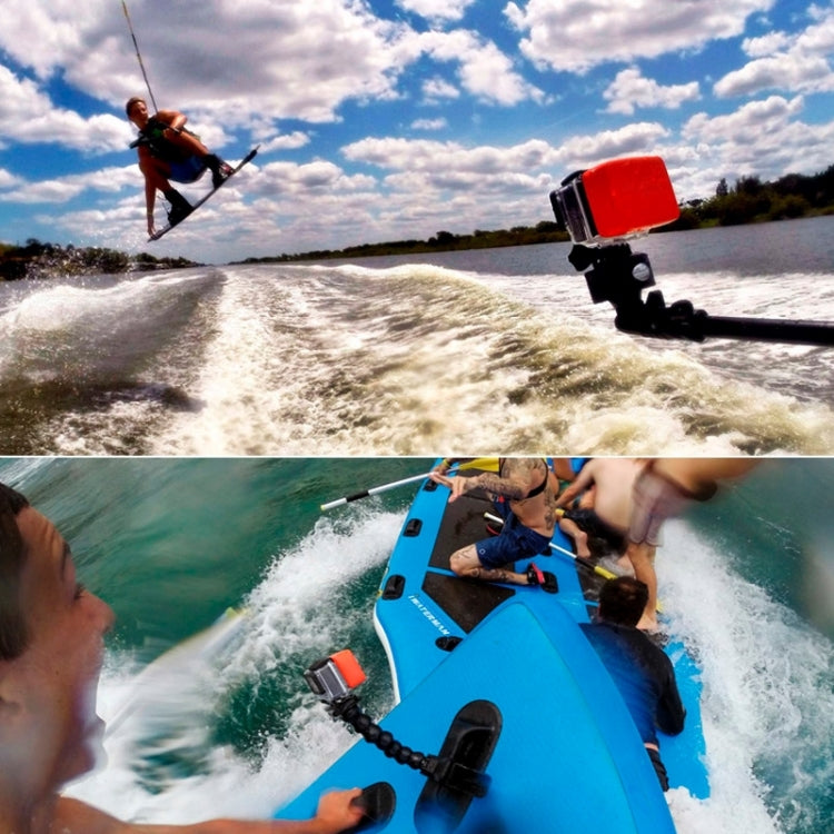 Floaty Sponge Backdoor with Sticker for GoPro, Insta360, DJI & Action Cameras (Red)
