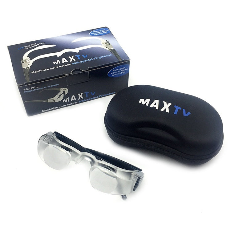 7012L 2.1X TV Magnification Glasses for Hyperopia People (Range of Vision: 0 to ? Degrees)(Black)