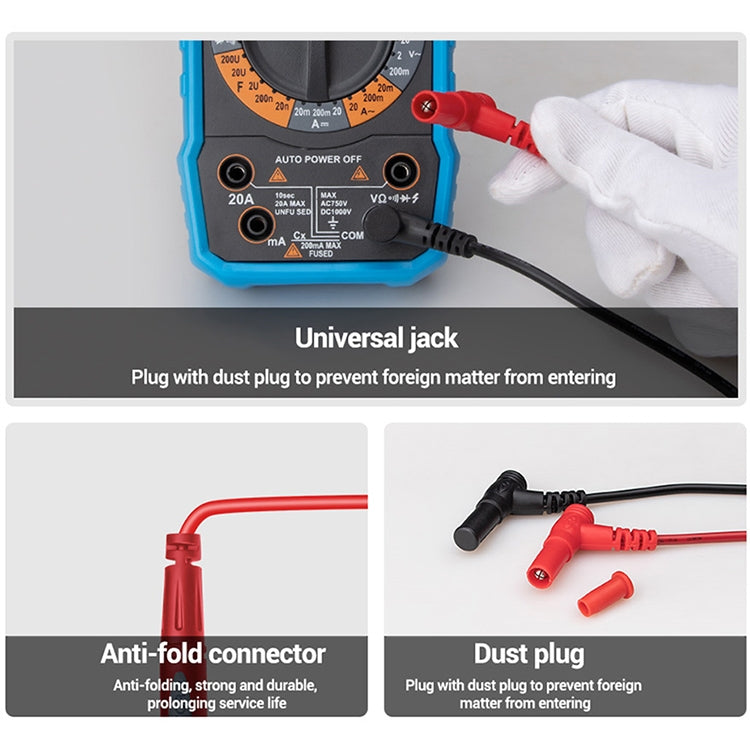 CAT III 1000V 20A Multimeter Test Leads Probes, 1 PC