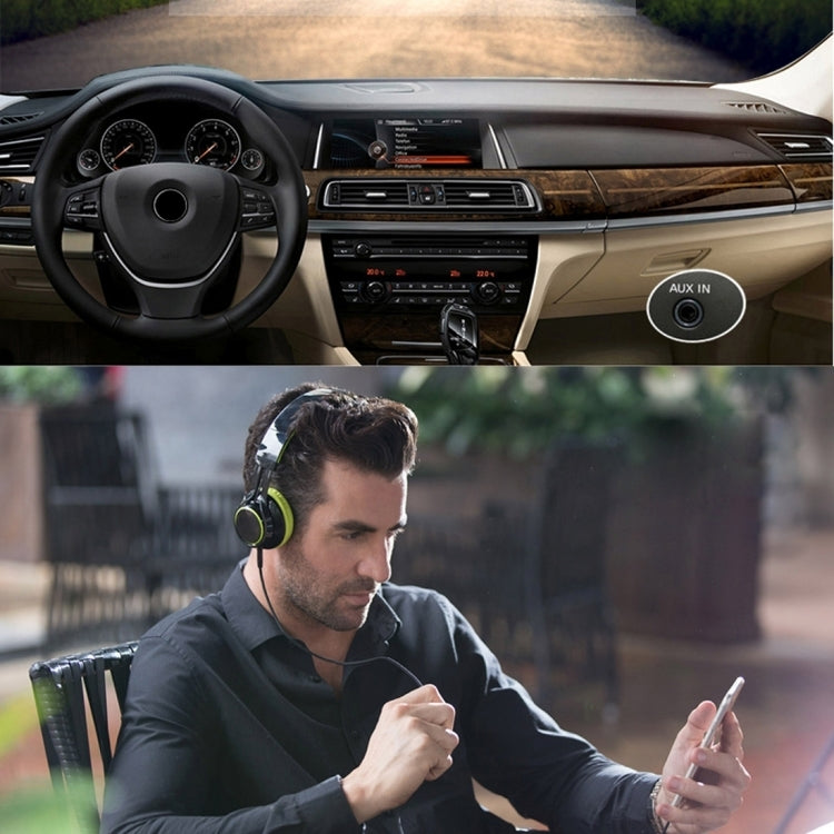 1m 3.5mm Male to 3.5mm Male Plug Stereo Audio Aux Cable  (Black + Gold Plated Connector), Length: 1m Black, (Gold Plated)