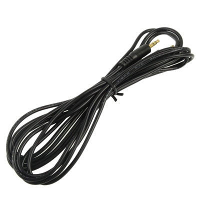 Aux Cable, 3.5mm Male Mini Plug Stereo Audio Cable, Length: 3m (Black + Gold Plated Connector), Length: 3m Black, (Gold Plated)