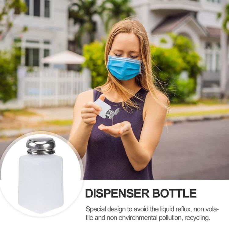 100ml Push Down Alcohol and Liquid Container Bottle, 100ml