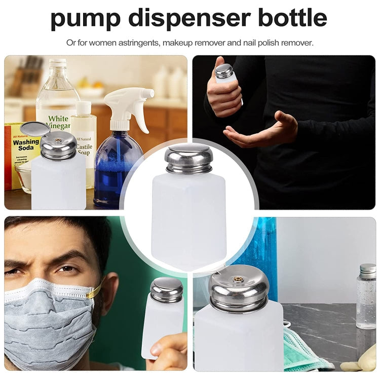 200ml Push Down Alcohol and Liquid Container Bottle, 200ml
