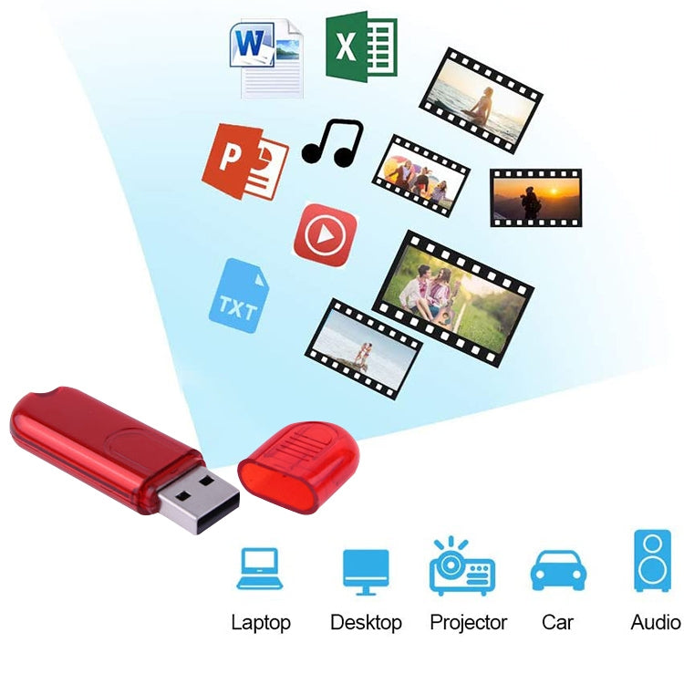 8GB USB Flash Disk(Red)