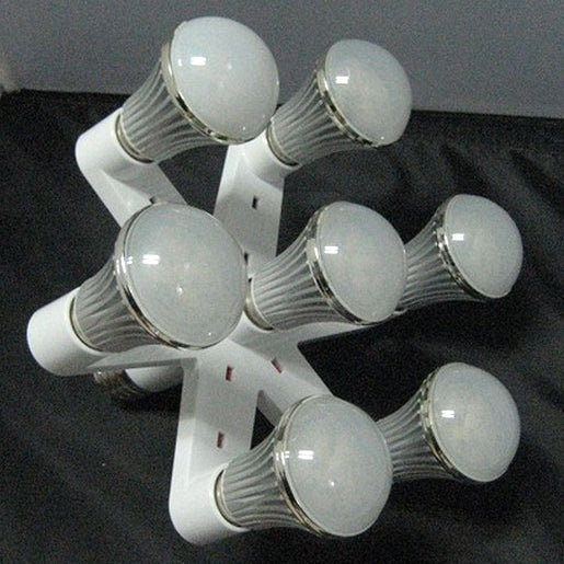 Lamp Holder Converter E27 1 Turn 7 (E27) Lamp Holder Bulb Adapter Converter(White)