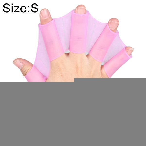 Silicone Swimming Web Fins Hand Flippers Training Gloves, S, Size: S Green, Size: S Blue, Size: S Magenta