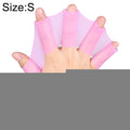 Silicone Swimming Web Fins Hand Flippers Training Gloves, S, Size: S Green, Size: S Blue, Size: S Magenta