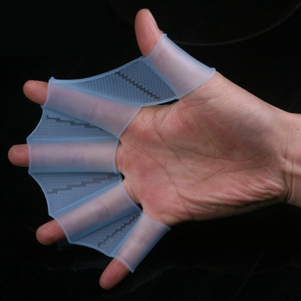 Silicone Swimming Web Fins Hand Flippers Training Gloves, M, Size: M Green, Size: M Blue, Size: M Magenta