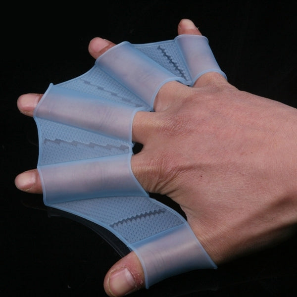 Silicone Swimming Web Fins Hand Flippers Training Gloves, M, Size: M Green, Size: M Blue, Size: M Magenta