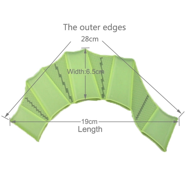 Silicone Swimming Web Fins Hand Flippers Training Gloves, L, Size: L Green, Size: L Blue, Size: L Magenta