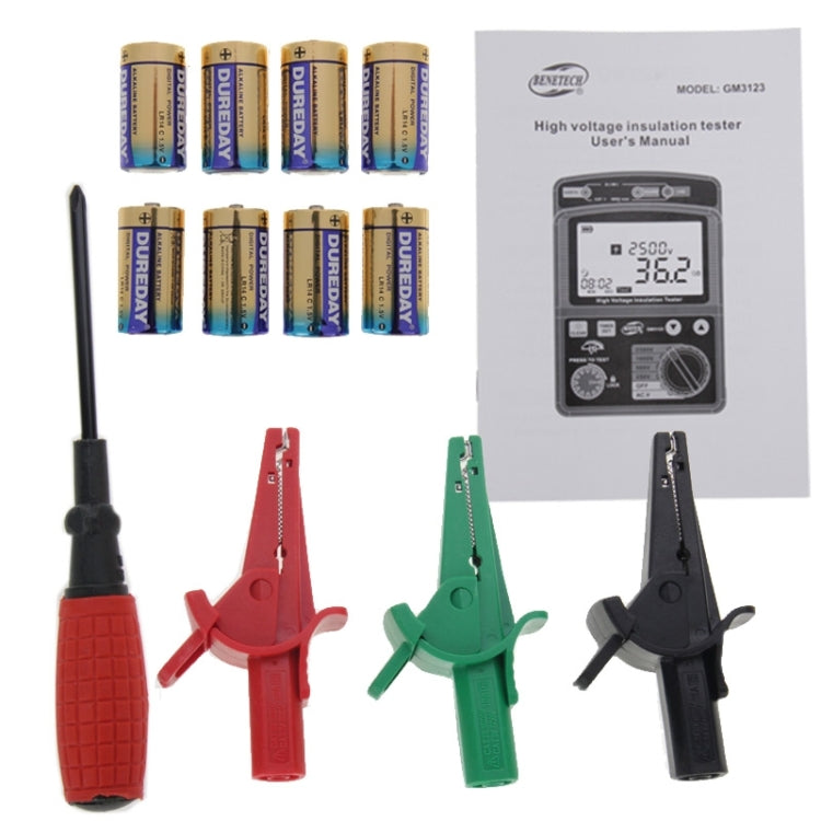 BENETECH GM3123 High Voltage Insulation Tester, GM3123