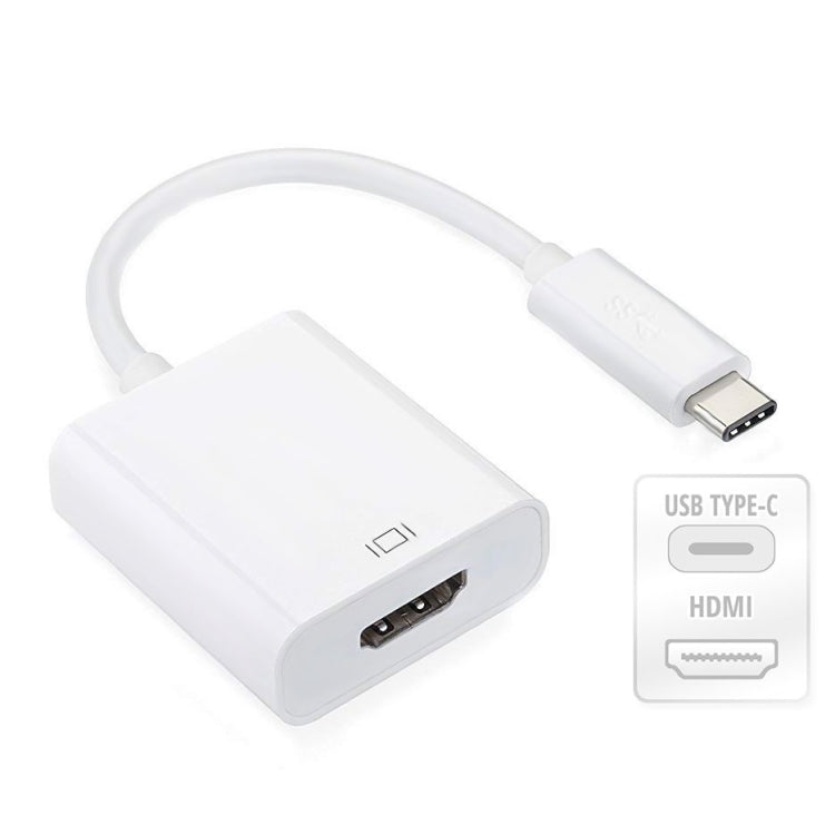 15cm USB-C / Type-C 3.1 Male to HDMI Female Adapter Cable, For Macbook 12 inch / Chromebook Pixel 2015