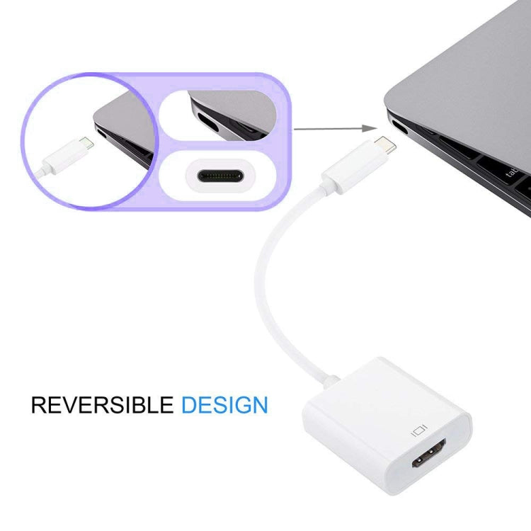 15cm USB-C / Type-C 3.1 Male to HDMI Female Adapter Cable, For Macbook 12 inch / Chromebook Pixel 2015