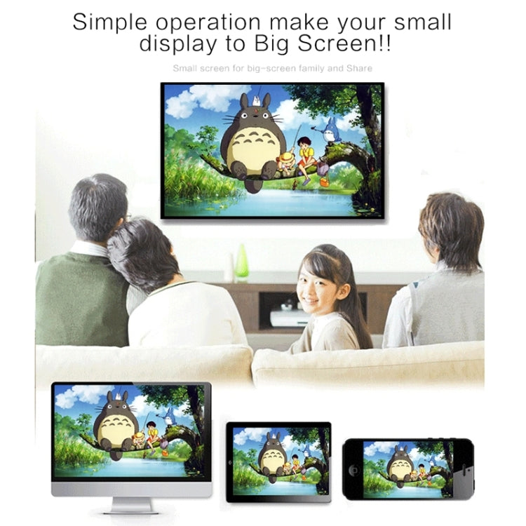 MiraScreen WiFi Display Dongle / Miracast Airplay DLNA Display Receiver Dongle(Black)