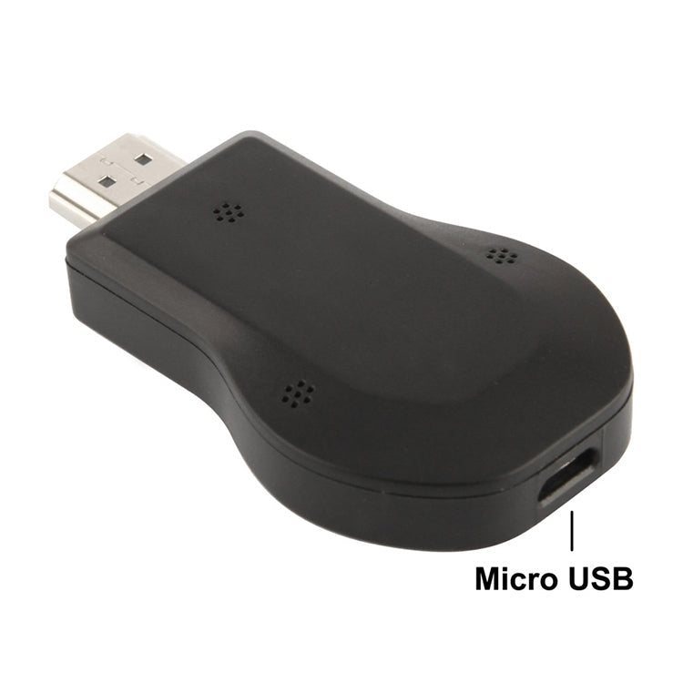 M2 1080P Ezcast HDMI Dongle for Android, iOS, MAC, Windows – Wireless Display Receiver (Black)