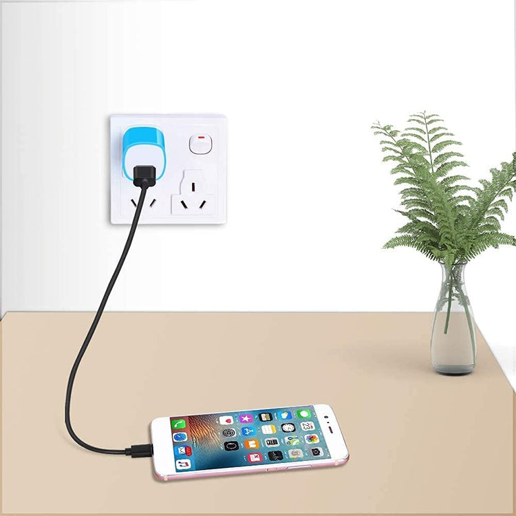 US Plug USB Charger(Black)