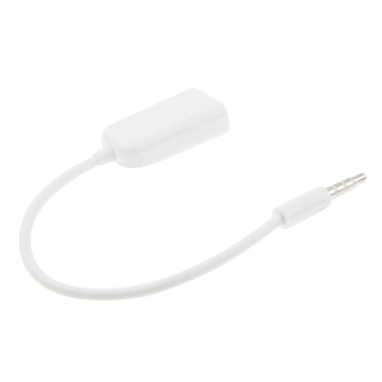 Stereo Audio Aux Cable 3.5mm Male to 2 Female Splitter Adapter, Compatible with Phones, Tablets, Headphones, MP3 Player, Car/Home Stereo & More(White)