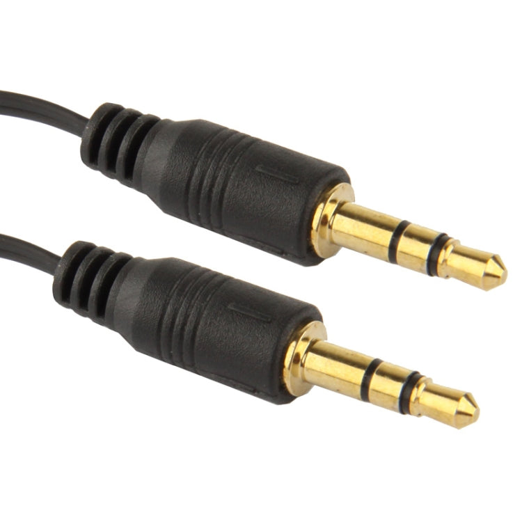 Aux Audio Cable 3.5mm Male to Male Retractable Cord, Compatible with Phones, Tablets, Headphones, MP3 Player, Car/Home Stereo & More, Length: 11cm  to 80cm(Black)