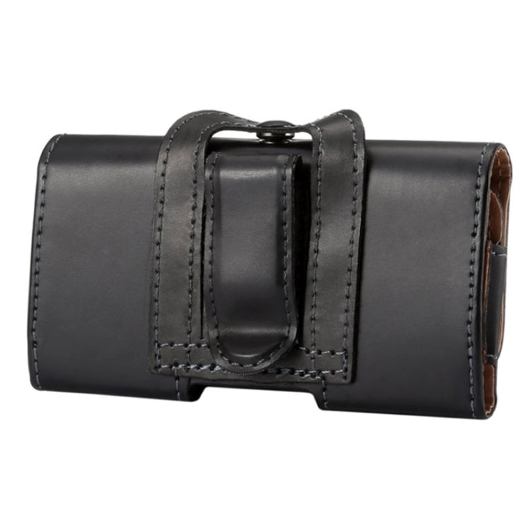 Crazy Horse Texture Vertical Flip Leather Case / Waist Bag with Back Splint for iPhone 5G