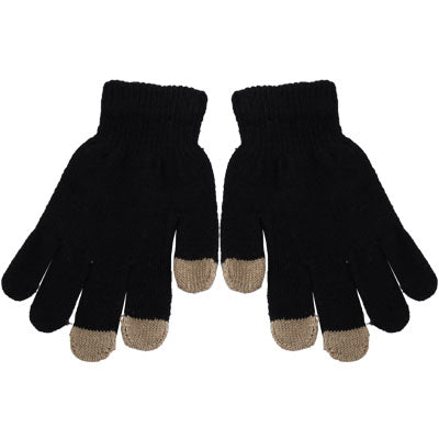 Three Fingers Touch Screen Gloves, For iPhone, Galaxy, Huawei, Xiaomi, HTC, Sony, LG and other Touch Screen Devices(Black)