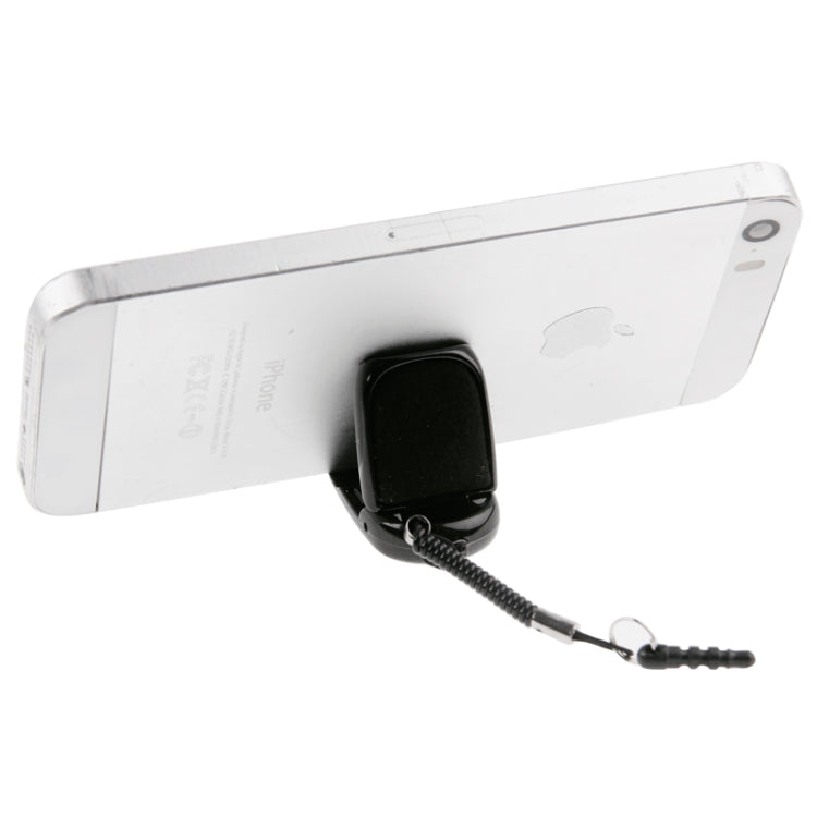 5 in 1 Multi-functional High-Sensitive Capacitive Stylus Pen / Touch Pen with Mobile Phone Holder(Black)