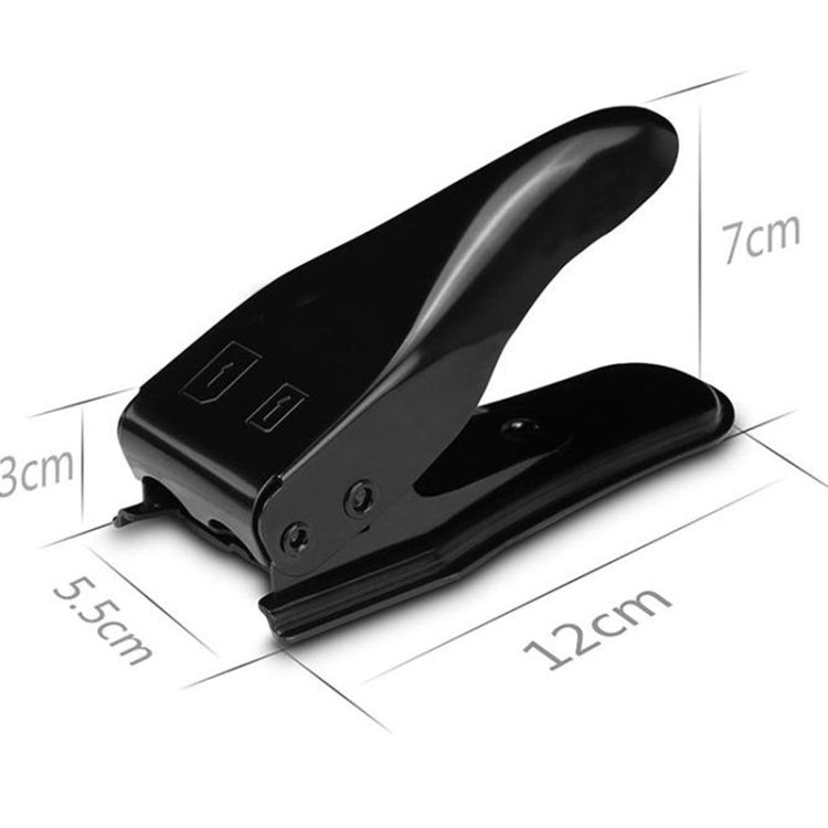 Dual Nano SIM Cutter with Adapters & Eject Pin Tool for iPhone/Samsung/Huawei/Xiaomi (Black)