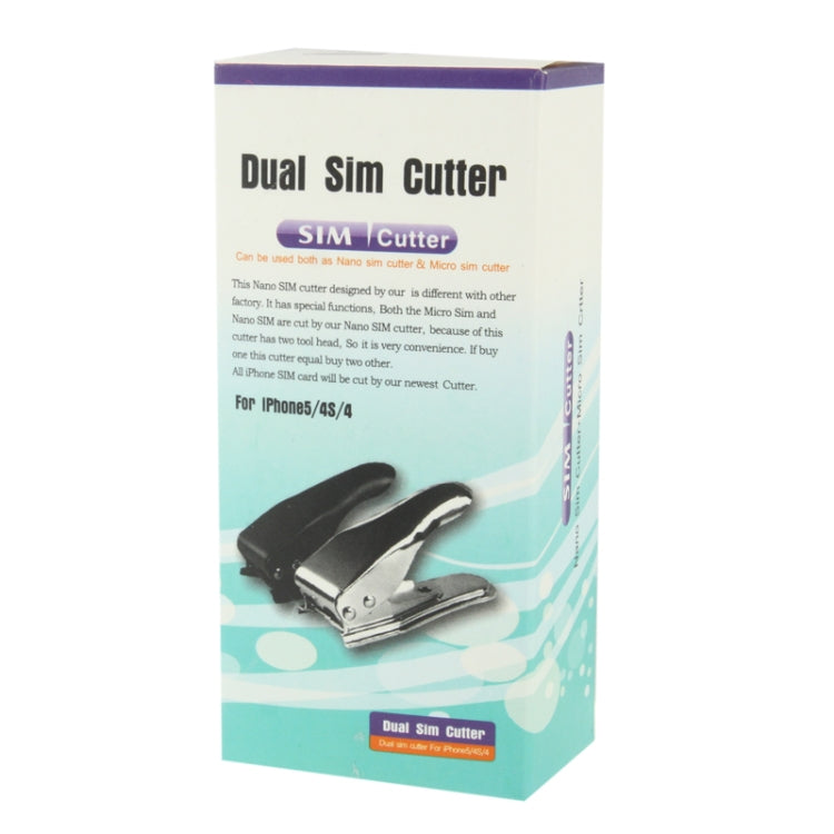 Dual Nano SIM Cutter with Adapters & Eject Pin Tool for iPhone/Samsung/Huawei/Xiaomi (Black)