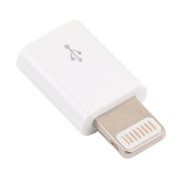 Micro USB Female to 8 Pin Male Mini Adapter(White)