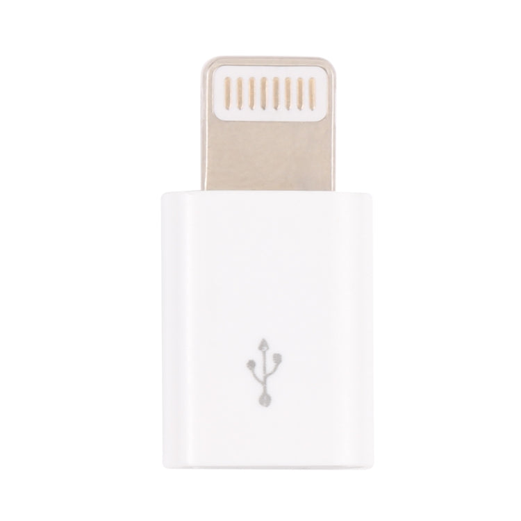 Micro USB Female to 8 Pin Male Mini Adapter(White)