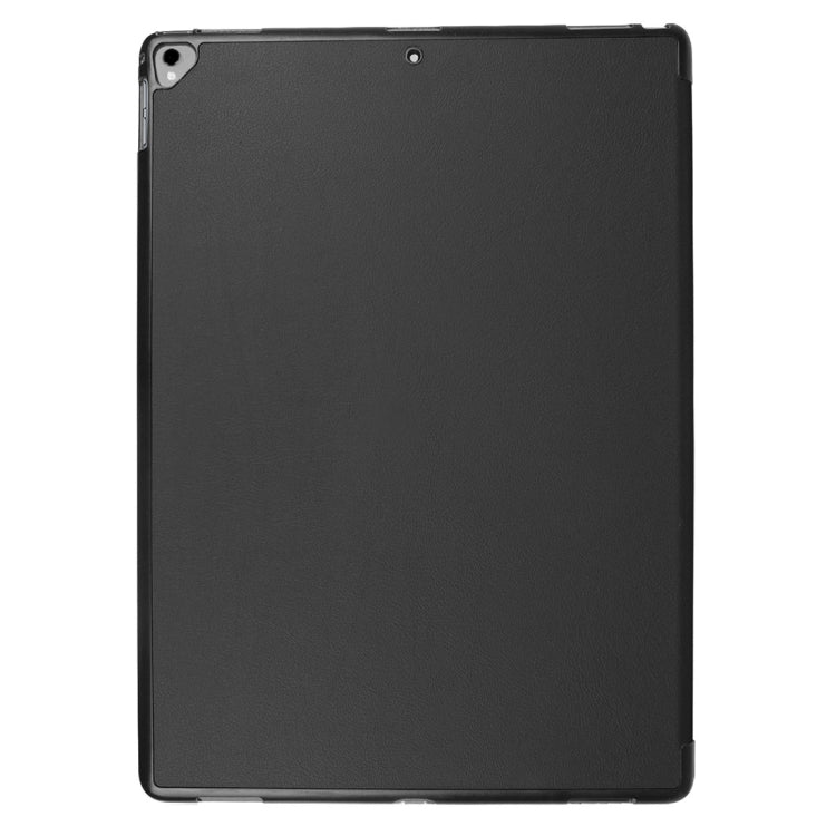 Custer Texture Horizontal Flip Smart Leather Case with 3-folding Holder  & Sleep / Wake-up Function for iPad ro 12.9 inch 2017 / 2015, For iPad Pro 12.9 inch