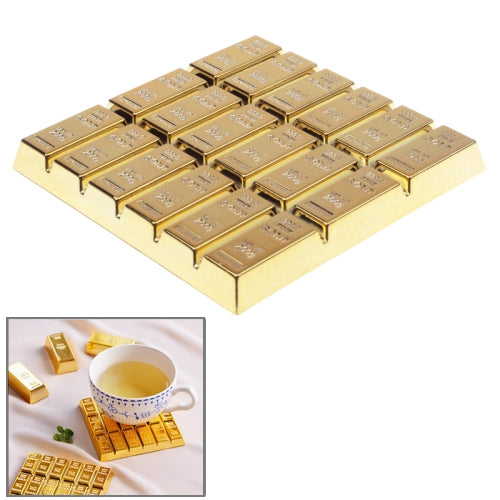 Creative Gold Bar Shaped Anti-slip Heat Insulation Mat for Dishware, Gold Bar Shaped Heat Insulation Mat