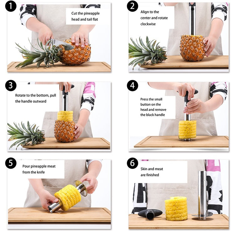 Pineapple Corer Slicer, Pineapple Corer Slicer  (Silver)