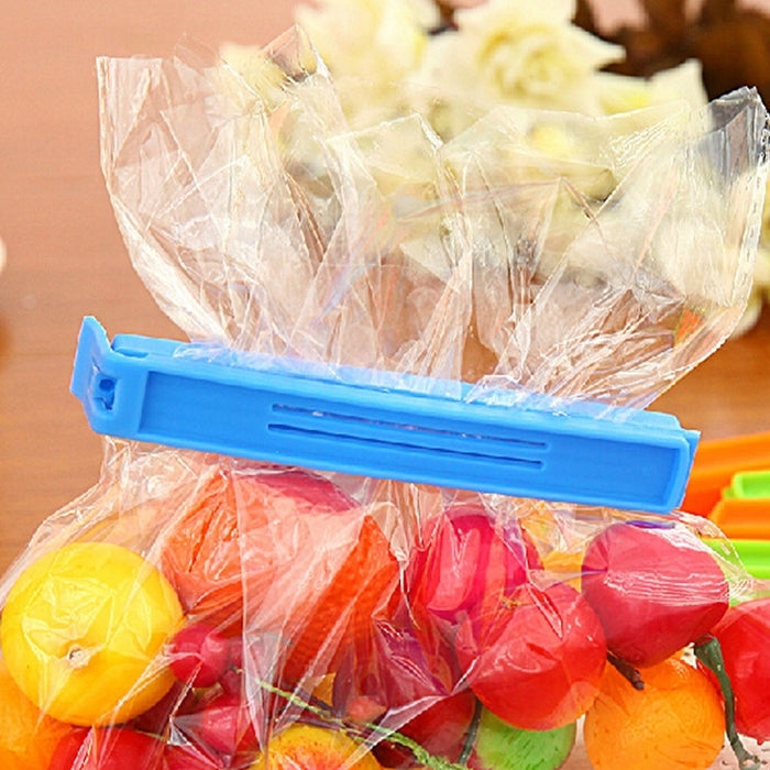 6pcs Food Storage Bag Sealing Clips Sealer Food Clip, 6 PCS