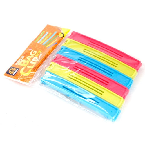 6pcs Food Storage Bag Sealing Clips Sealer Food Clip, 6 PCS