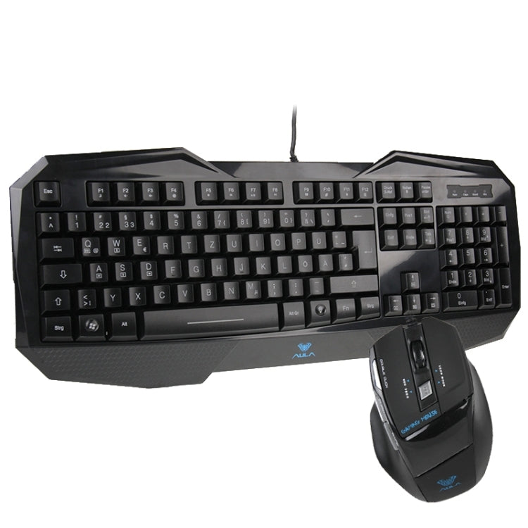 Aula Killing Soul Behead Series USB Keyboard & 7D Mouse Combo, German Layout, Backlight