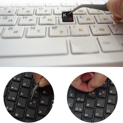 Italian Learning Keyboard Layout Sticker for Laptop / Desktop Computer Keyboard, Italian