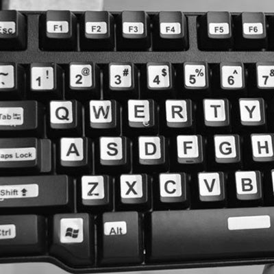 Arabic Learning Keyboard Layout Sticker for Laptop / Desktop Computer Keyboard(Black)