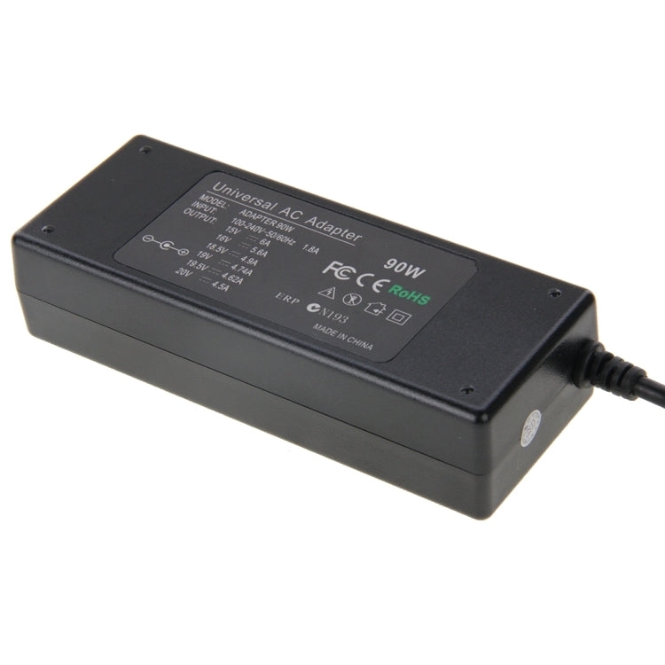 AU-90W+13 TIPS 90W 15V 6A Universal AC Power Adapter Charger with 13 Tips Connectors for Laptop Notebook, EU Plug, AU-90W