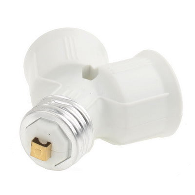 E27 to 2 E27 Light Bulbs Conversion Socket Double Lamp Socket